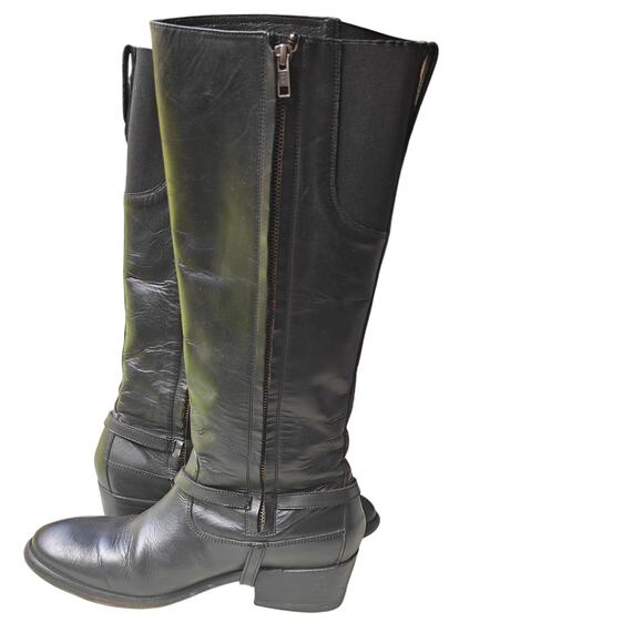 Ariat Classic Black Tall Heeled Boots - Picture 3 of 6